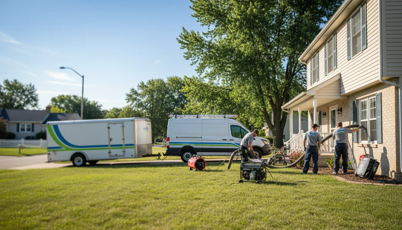 Flooded Basement Restoration And Cleanup With Repair in Harper, IA near me